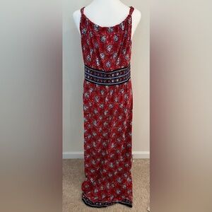 Max Studio Dress, Size L, Colors: Red, Navy, White